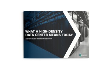 book cover for what a high density data center means