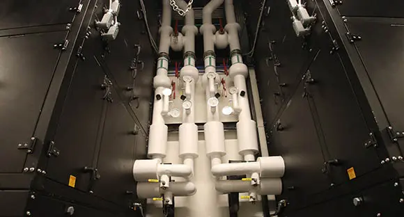 pipes for cooling data center racks